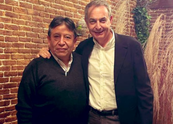 Choquehuanca aborda con Rodríguez Zapatero temas de medio ambiente y Madre Tierra