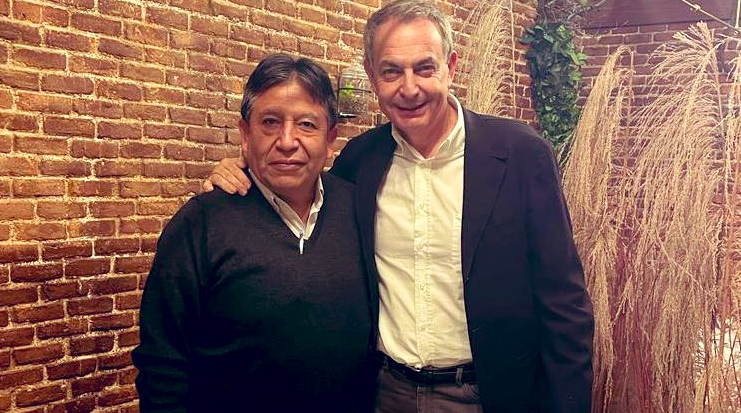 Choquehuanca aborda con Rodríguez Zapatero temas de medio ambiente y Madre Tierra
