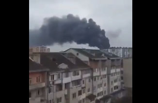 Sirenas de alerta de bombardeos en Lviv, en el oeste de Ucrania