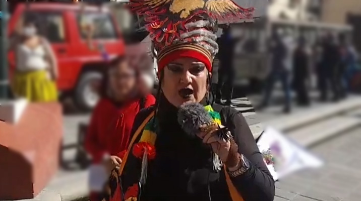 María Galindo presenta amparo constitucional en contra de Arce y Rodríguez por casos de feminicidio