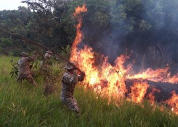 El 94% de los incendios del país se concentra en Santa Cruz y Beni