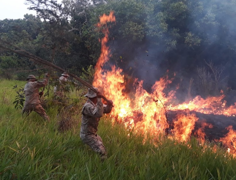 El 94% de los incendios del país se concentra en Santa Cruz y Beni
