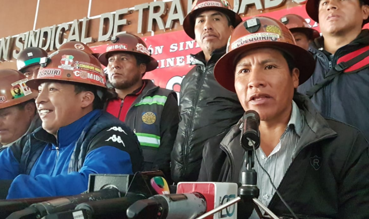 Mineros de Colquiri determinan no asistir al diálogo y trasladan bloqueos a la ciudad