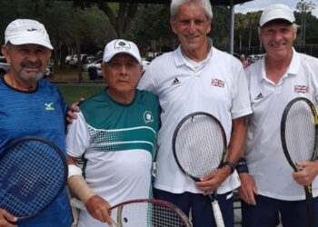 El tenista paceño Benavides es campeón Mundial Senior de tenis