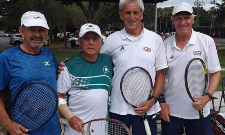 El tenista paceño Benavides es campeón Mundial Senior de tenis