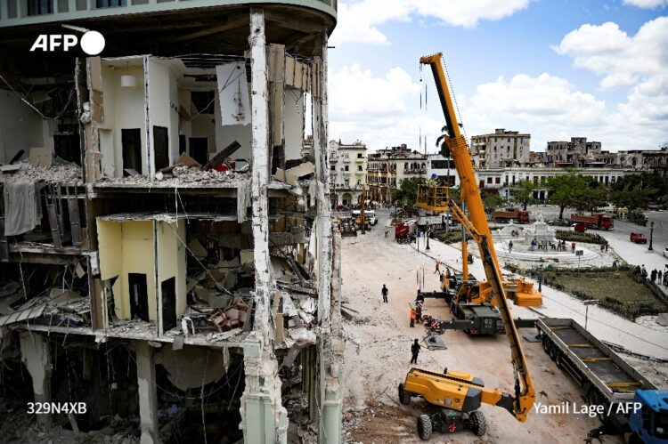 Muertos por explosión de hotel en Cuba llegan a 40