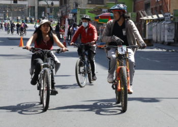 Con una ‘bicicleteada’ y actividades barriales, La Paz se prepara para el Día del Peatón