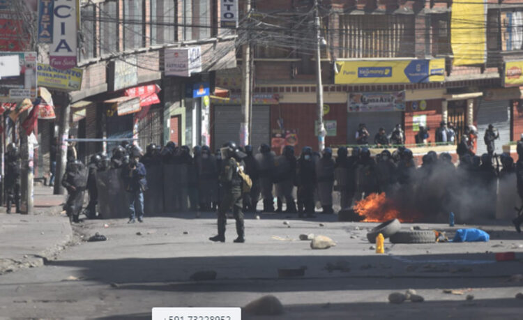 CC pide parar ‘violencia estatal’, repliegue de efectivos e investigar a Montaño por grupos de choque en Santa Cruz