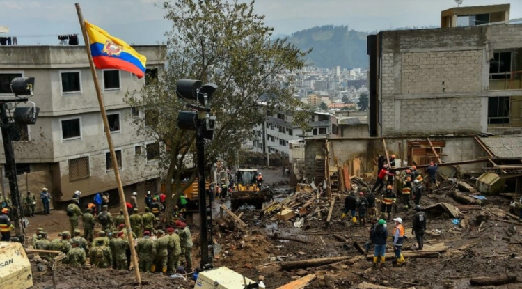 Seis meses de lluvias dejan 57 muertos y 110 heridos en Ecuador