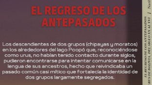Presentan el libro ‘El Regreso de los Antepasados’, una investigación sobre la nación indígena Chipaya