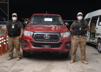 Camioneta robada que era ofrecida a la venta en Yapacaní pertenece a Banco chileno
