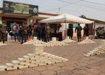 En Beni se incautan 337 kilogramos de cocaína