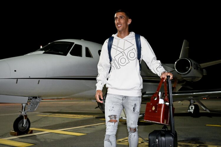 Di María llega a Turín para fichar por la Juventus