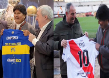 Morales visita a River y Boca; y les invita al torneo Sub-17