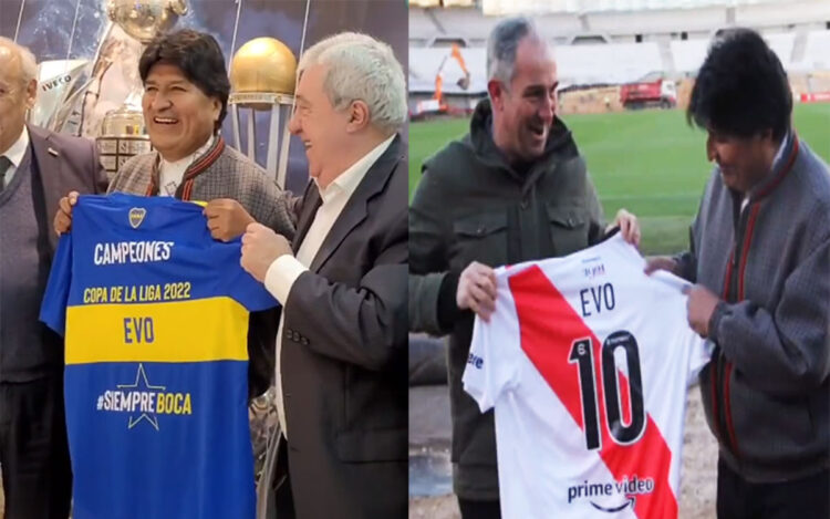 Morales visita a River y Boca; y les invita al torneo Sub-17