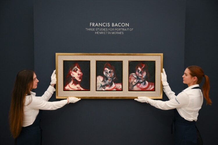 Un tríptico de Francis Bacon subastado por 24,3 millones de libras en Londres