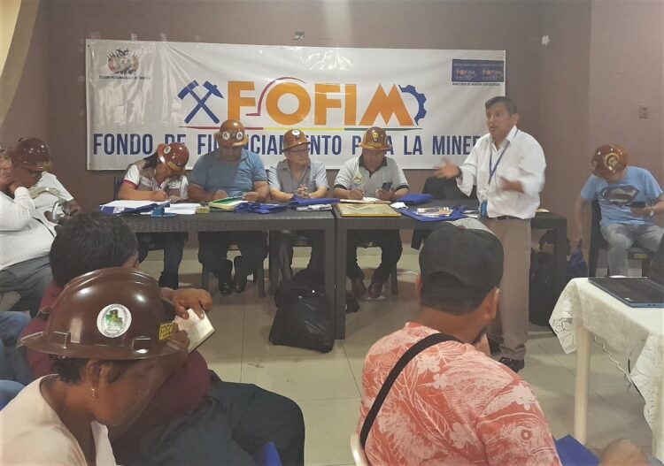 El FOFIM dispone de Bs 28,9 MM para créditos al sector minero cooperativizado