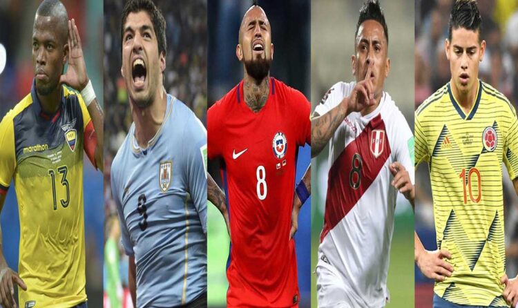 Ecuador, Uruguay, Perú, Chile y Colombia, entre la gloria y la agonía