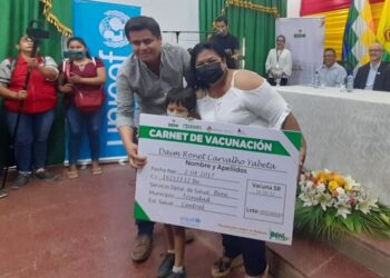 Inmunizan contra la rubéola a 110.568 personas en Beni