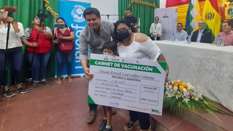 Inmunizan contra la rubéola a 110.568 personas en Beni