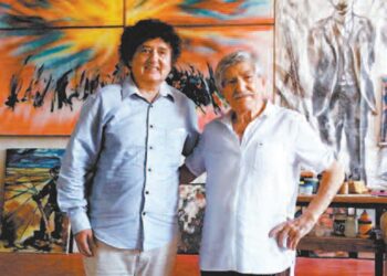 Con Lorgio Vaca
