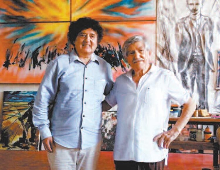 Con Lorgio Vaca