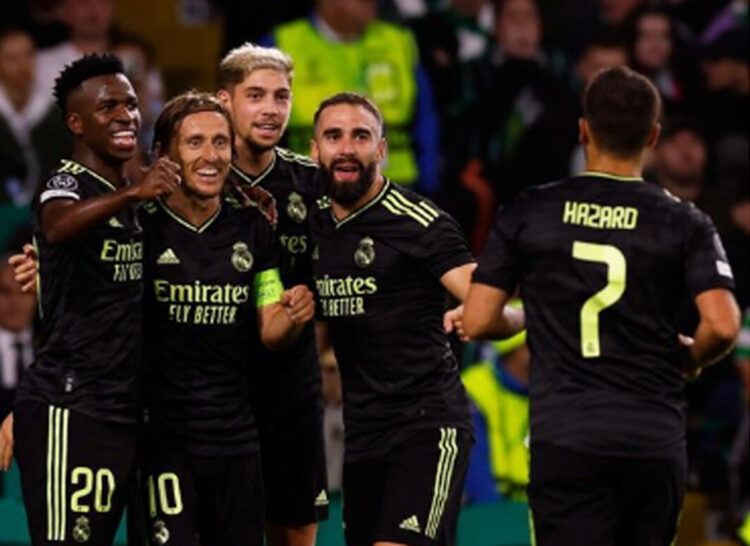 El Real Madrid regresa a la Champions con triunfo 3-0 ante el Celtic Glasgow