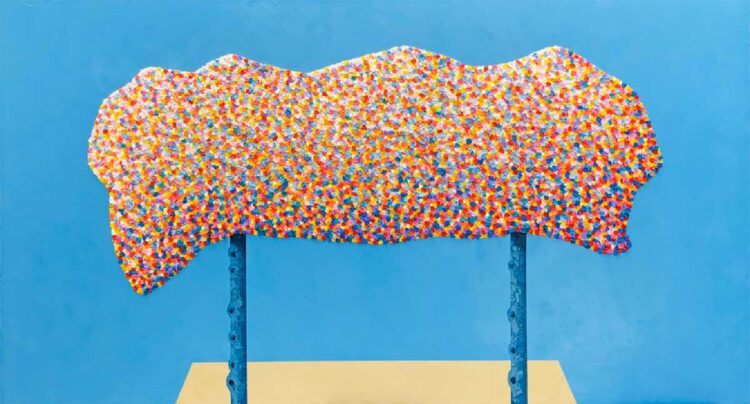 ¿Cuánto universo cabe dentro de un punto espeso de pintura?