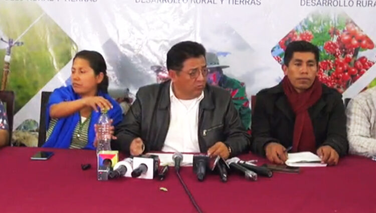El Gobierno sobre la marcha de Adepcoca: ‘Es un sector de los Yungas de La Paz’