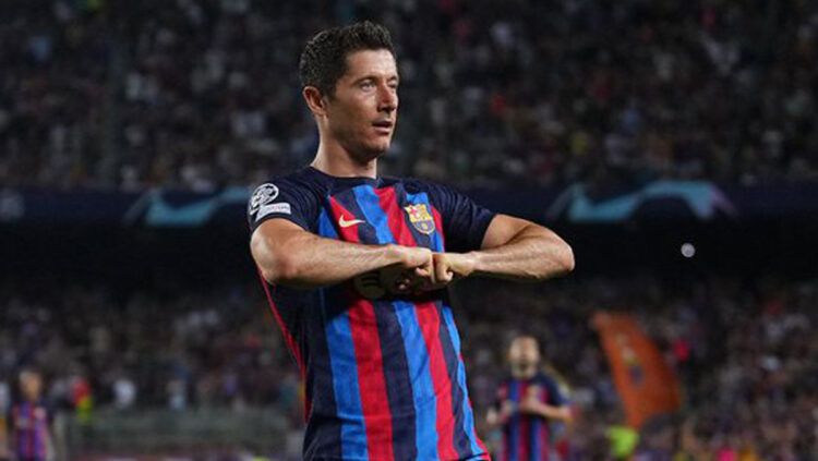 Primer hat-trick de Lewandowski en Champions con el Barça