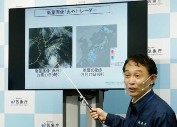 Japón se prepara para la llegada de un tifón ‘muy peligroso’