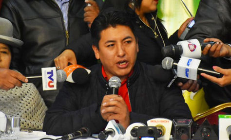 Piden ampliación de la detención preventiva del excívico de Potosí Marco Pumari