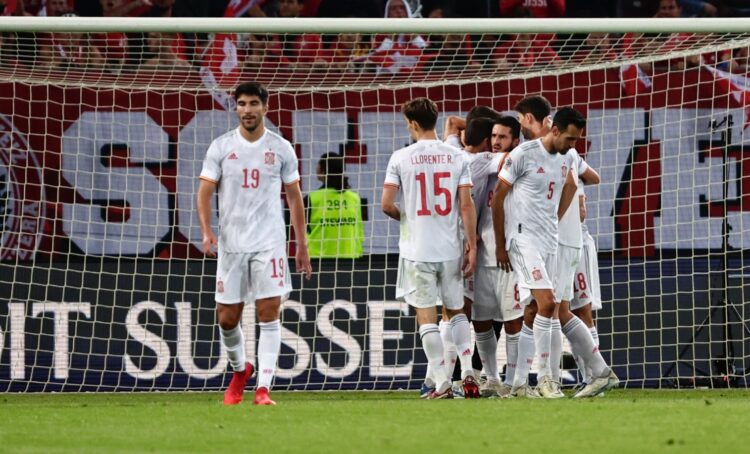 España gana con sufrimiento 1-0 a Suiza en la Liga de Naciones