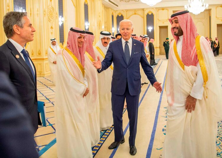 Biden llega a Arabia Saudita en busca de petróleo y mejorar relaciones con Israel