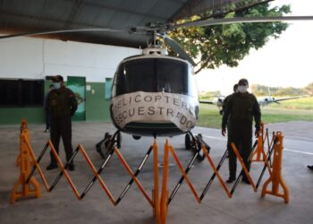 Dos helicópteros incautados en operativos que dejan $us 3 MM de daño al narcotráfico