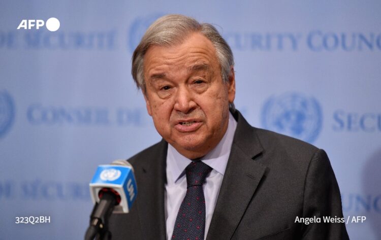 ‘En nombre de la humanidad’, jefe de la ONU exhorta a Putin que pare el conflicto con Ucrania
