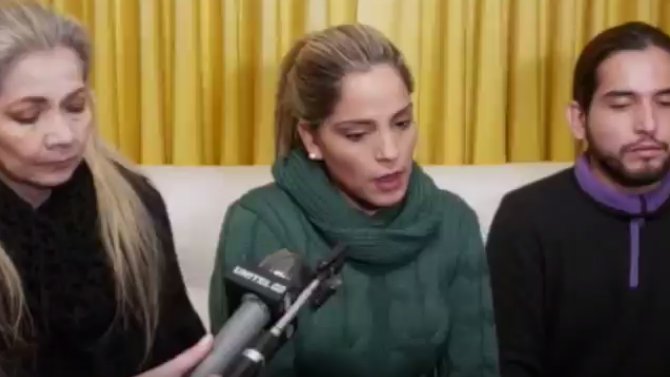 Hija de Áñez rechaza sentencia contra su madre y denuncia ‘criminalización de la sucesión’