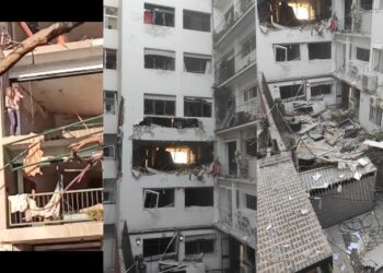 Ocho heridos tras explosión en edificio de barrio residencial de Montevideo