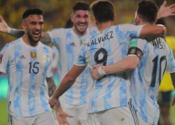 Ecuador y Argentina empatan 1-1 en última fecha de la clasificatoria sudamericana