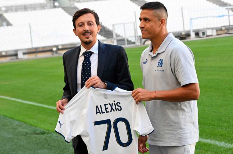 El atacante chileno Alexis Sánchez ficha por el Olympique de Marsella