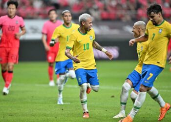 Brasil golea por 5-1 a Corea del Sur en un amistoso en Seúl