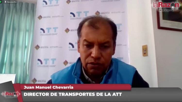 El director de la Autoridad de Regulación y Fiscalización de Transportes y Telecomunicaciones (ATT), Manuel Chavarría. Foto: La Razón Radio