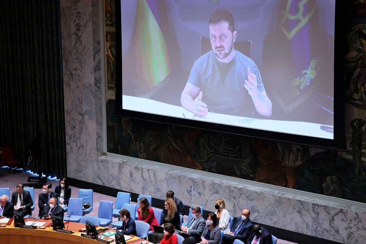 Zelenski dice en ONU que no negociará con Rusia tras los "referendos" de anexión