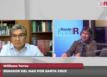 El senador del MAS por Santa Cruz, Williams Tórrez. Foto: La Razón Radio