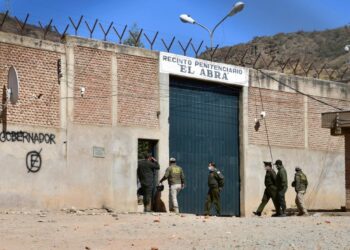 El frontis del centro penitenciario de máxima seguridad en Cochabamba, El Abra. Foto: Archivo LR