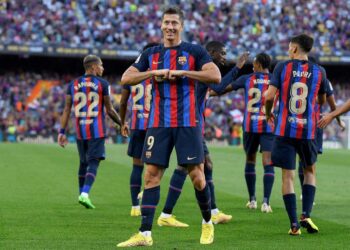 El Barça gana 4-0 al Valladolid con doblete de Lewandowski