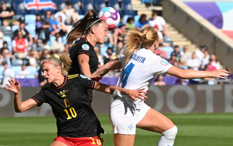 Islandia y Bélgica empatan 1-1 en la Eurocopa femenina