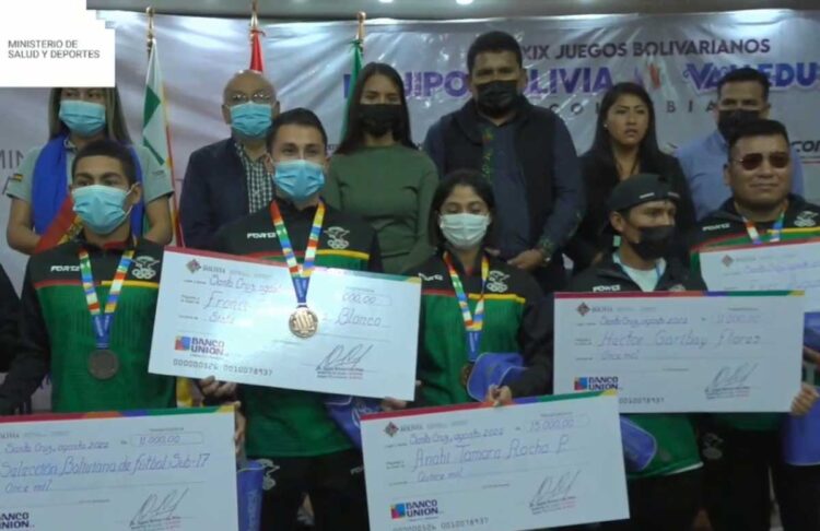El Gobierno incentiva a los atletas que lograron medallas en los Bolivarianos