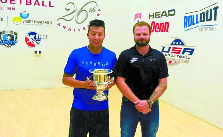 Moscoso se consagra campeón del Open de raquet