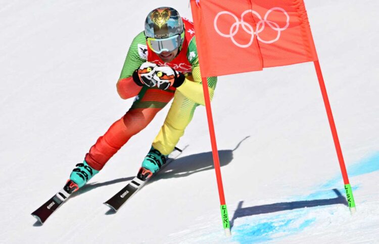 Breitfuss no finaliza competencia de Super G en los JJOO de Inverno